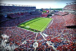 Estádios da Copa do Mundo 2026 - Vista interior do Gillette Stadium