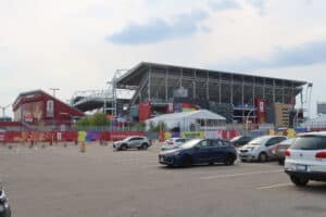 Estádios da Copa do Mundo 2026 - Vista extterior do Estádio BMO Field