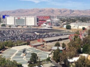 Estádios da Copa do Mundo 2026 - Vista exterior do Levi's Stadium