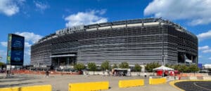 Estádios da Copa do Mundo 2026 - Vista exterior do MetLife Stadium