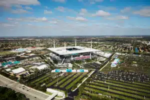 Estádios da Copa do Mundo 2026 - Vista geral do Hard Rock Stadium