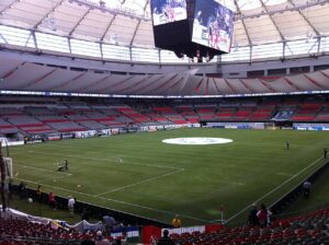 Estádios da Copa do Mundo 2026 - Vista imnterior do estadio bc place