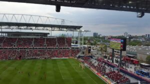 Estádios da Copa do Mundo 2026 - Vista interior do Estádio BMO Field