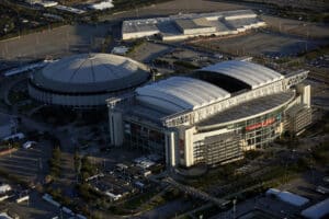 Estádios da Copa do Mundo 2026 - Vista aerea do NRG Stadium