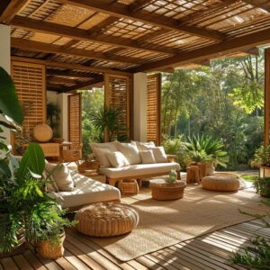 Arquitectura africana e tropical: Varanda