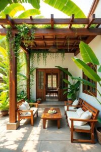 Arquitectura africana e tropical: Varanda