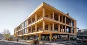 Madeira laminada cruzada transformando a construção sustentável