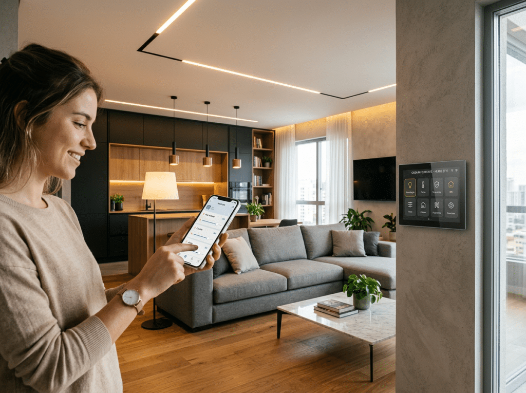 Casas Inteligentes: Domótica e Tecnologia ao Alcance da Sua Família 1 Casas inteligentes colocam mais controlo e conforto nas mãos da família