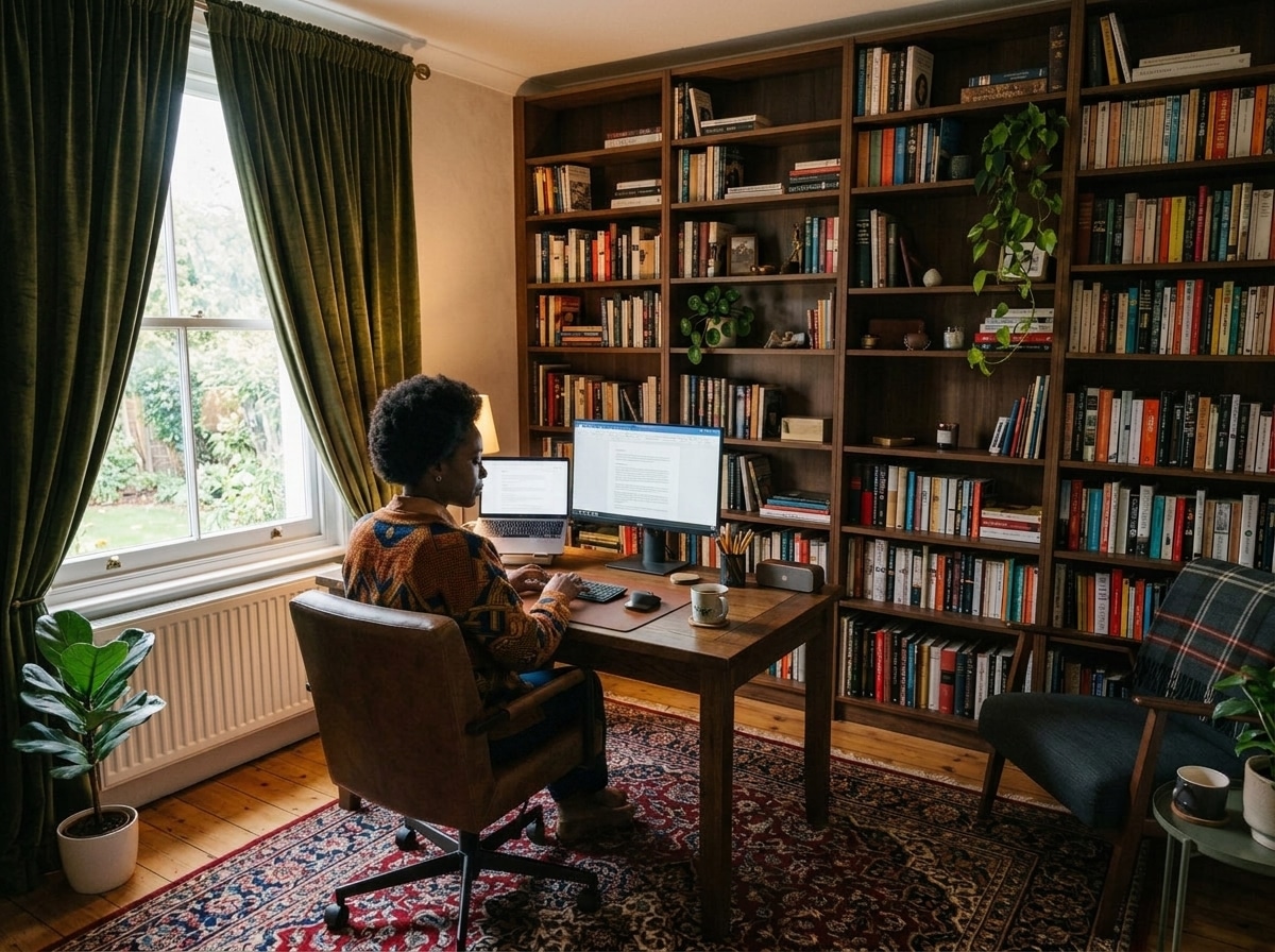 Home office - Pequenos elementos têxteis ajudam a controlar o som de qualquer espaço de trabalho