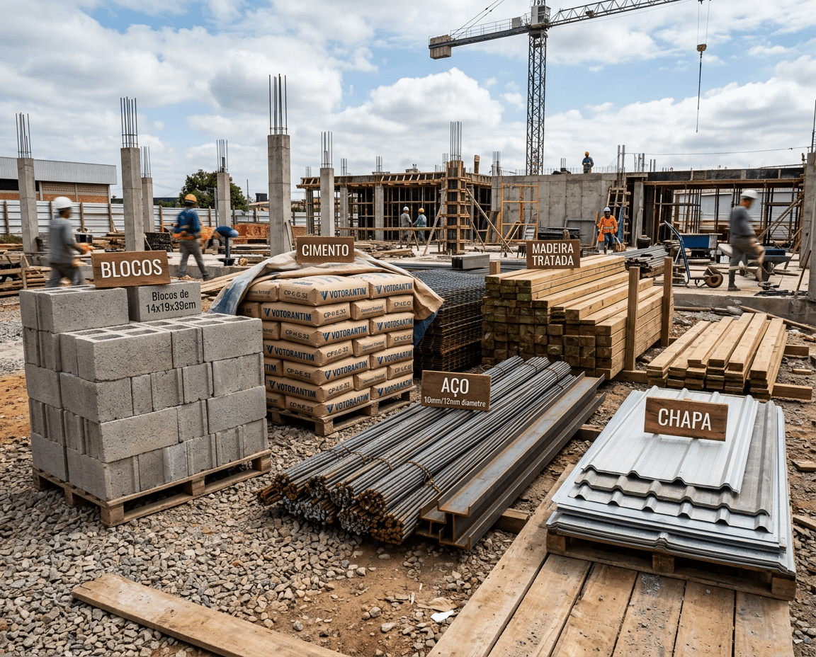 ARQUIMPACT ARQUITECTOS 22 materiais de construção em Moçambique