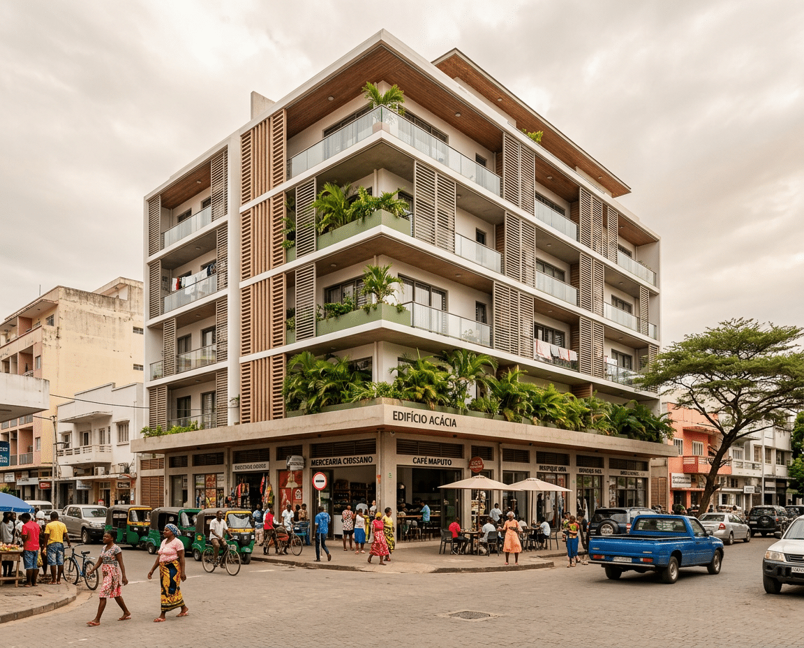 ARQUIMPACT ARQUITECTOS 22 edifício de uso misto em Maputo