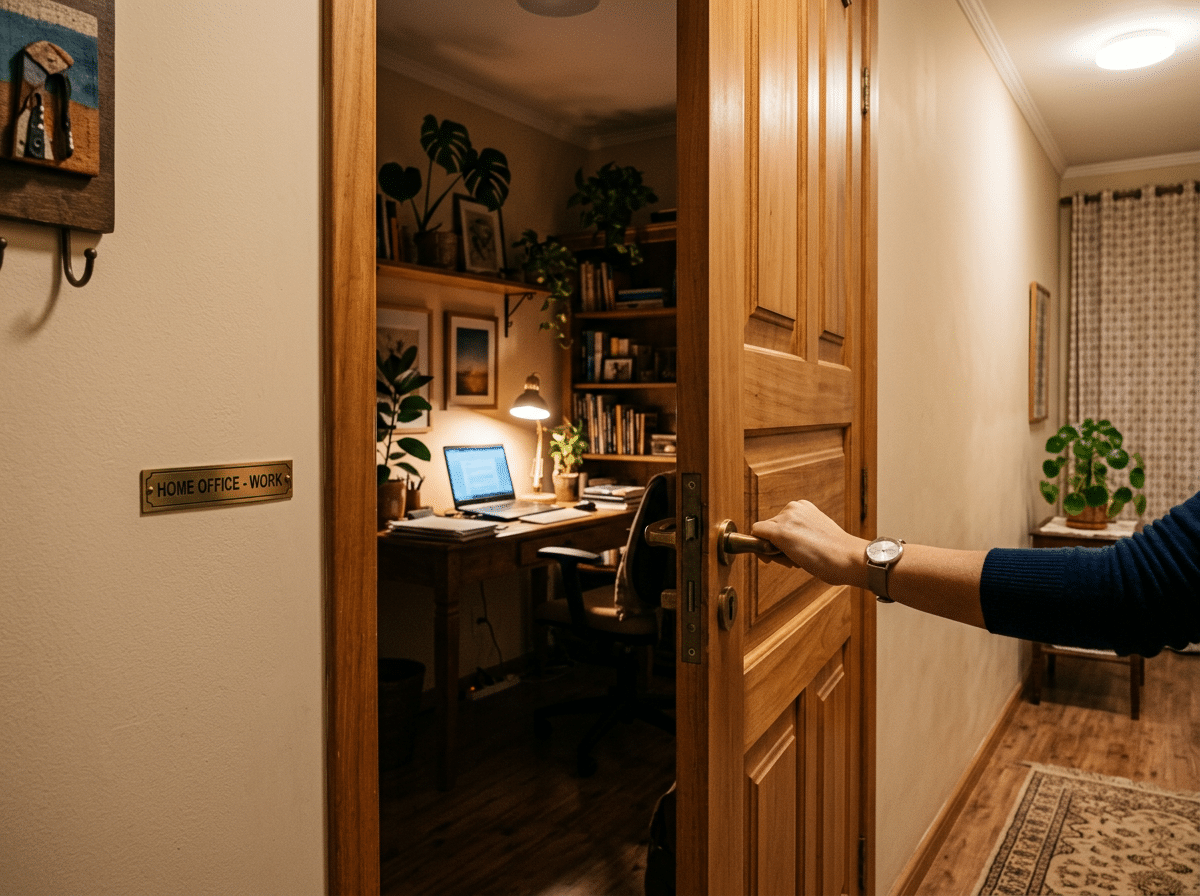 Home office - Um espaço próprio cria um sinal claro de transição entre trabalho e descanso